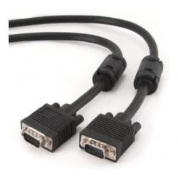 Gembird VGA, 20 m cable VGA VGA (D-Sub) Negro