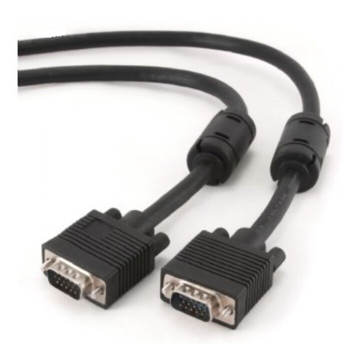 Gembird VGA, 20 m cable VGA VGA (D-Sub) Negro