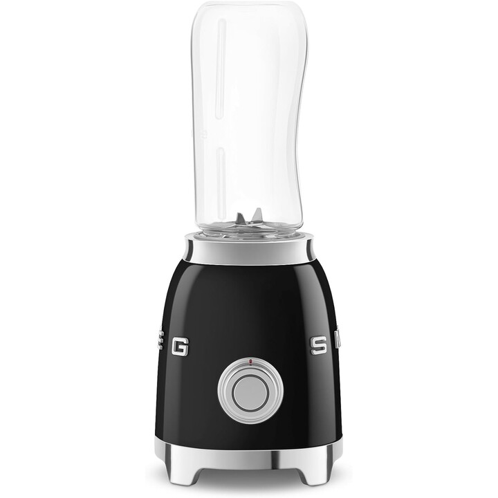 Smeg 50'style glass blender black pbf01bleu