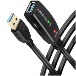 Cabo de extensão AXAGON ADR-305 USB 3.2 Gen 1, ativo - 5m