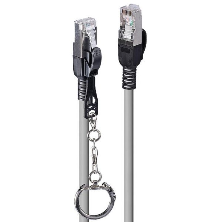 Lindy 47609 cabo de rede Cinzento 20 m Cat6a S/FTP (S-STP)