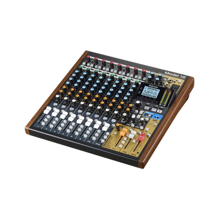 Tascam Model 12 12 canali 20 - 20000 Hz Nero, Legno