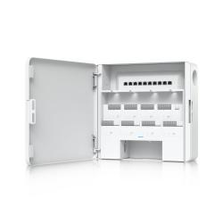 HUB de acesso de nível empresarial Ubiquiti Eah-8-eu com controle de entrada e saída para oito portas