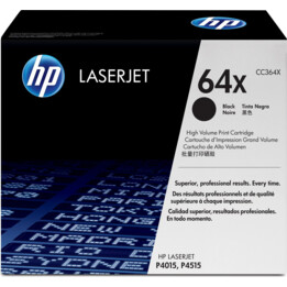 Toner Preto HP LaserJet Original 64X de elevado rendimento