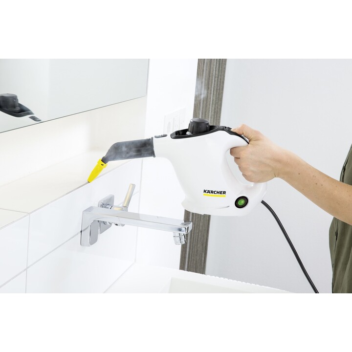 Kärcher SC 1 Limpiador a vapor de cilindro 1200 W Negro, Blanco
