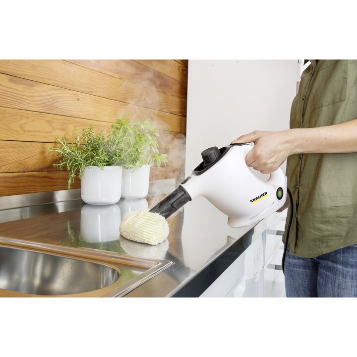 Kärcher SC 1 Zylinder-Dampfreiniger 1200 W Schwarz , Weiß