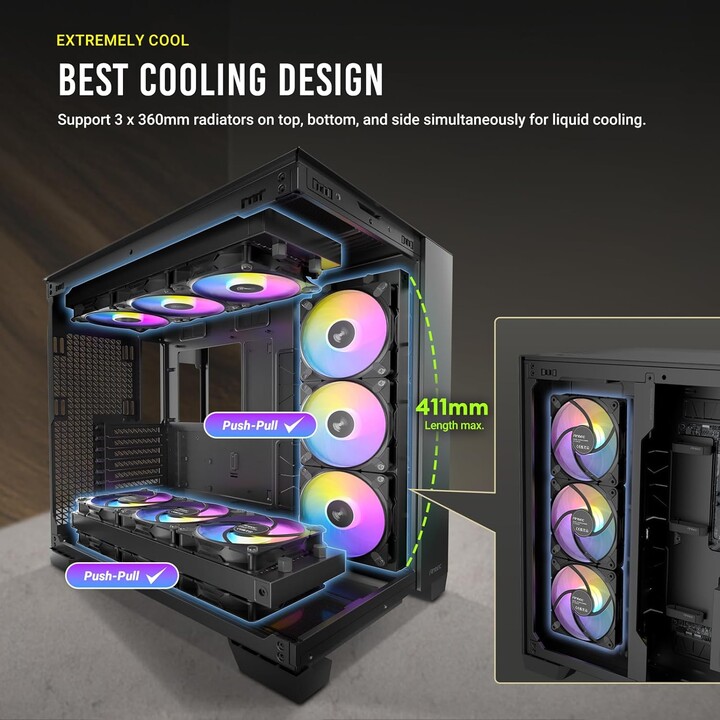 Antec C8 Schwarz