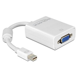 Adaptador DeLOCK mini Displayport / VGA FM 0,18 m VGA (D-Sub) Branco
