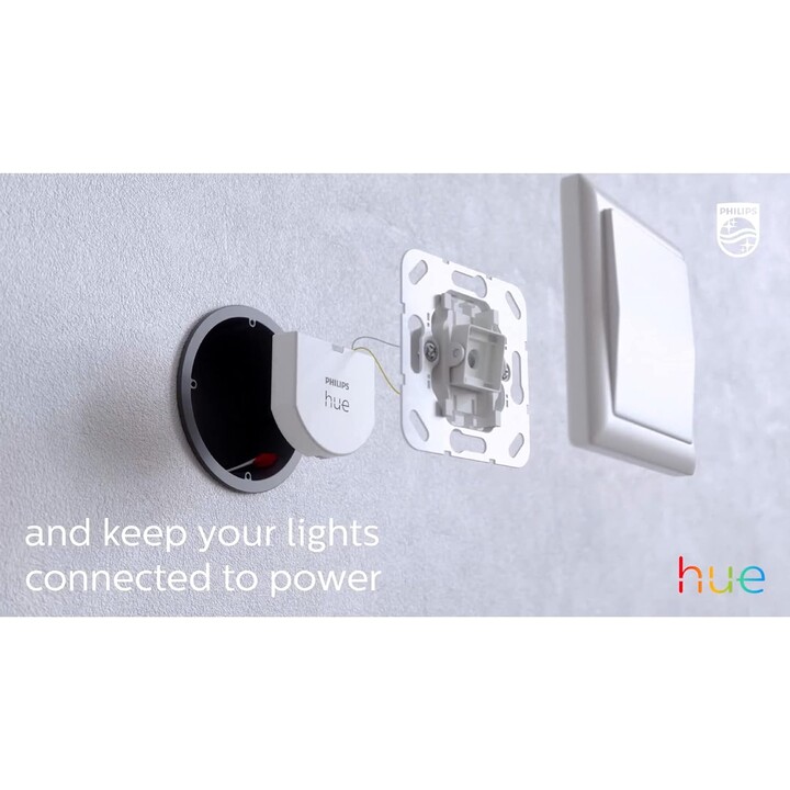 Philips Hue Wall Pacote duplo de módulo de comutação Permite acessibilidade contínua de lâmpadas Hue
