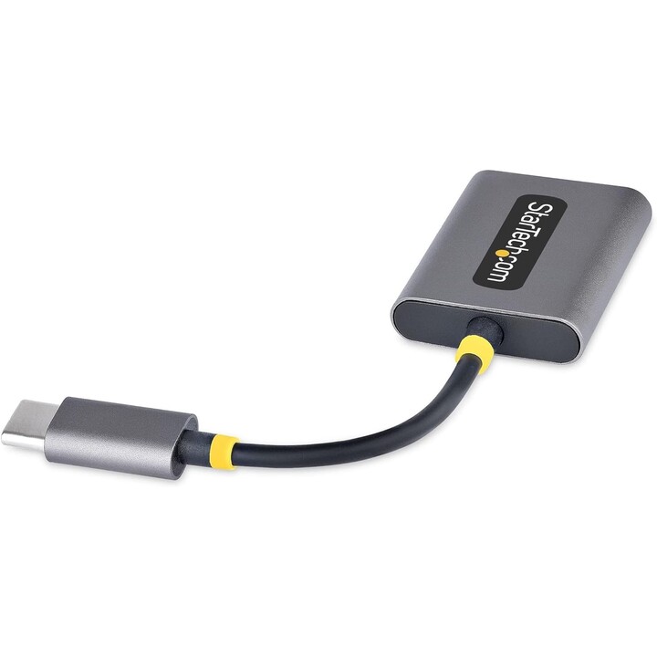 StarTech.com USBC-AUDIO-SPLITTER repartidor de áudio Cinzento