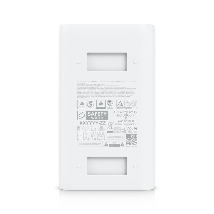 Adaptador POE Ubiquiti U-poe++-eu, 60w, 48v, 1.25a