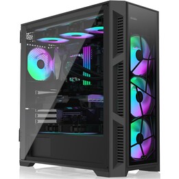 Raijintek PONOS Ultra Midi-Tower, Vidrio templado - black