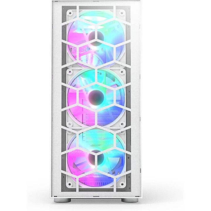 Montech X3 Glass Midi-Tower, RGB, Tempered Glass - white