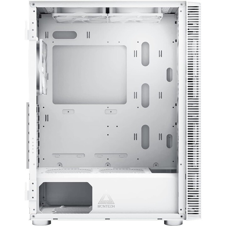 Montech X3 Glass Midi-Tower, RGB, Tempered Glass - white