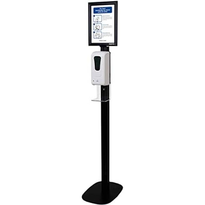 APPROX STSANITIZER02 gel dispenser stand black