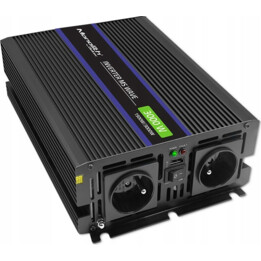 Qoltec Monolith 3000 MS 12V bis 230V 1500/3000W USB-Wellen-Spannungswandler