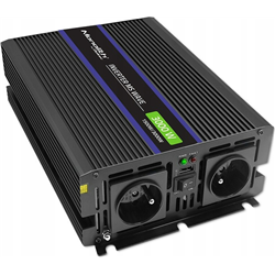 Qoltec Monolith 3000 MS 12V to 230V 1500/3000W USB Wave Voltage Converter