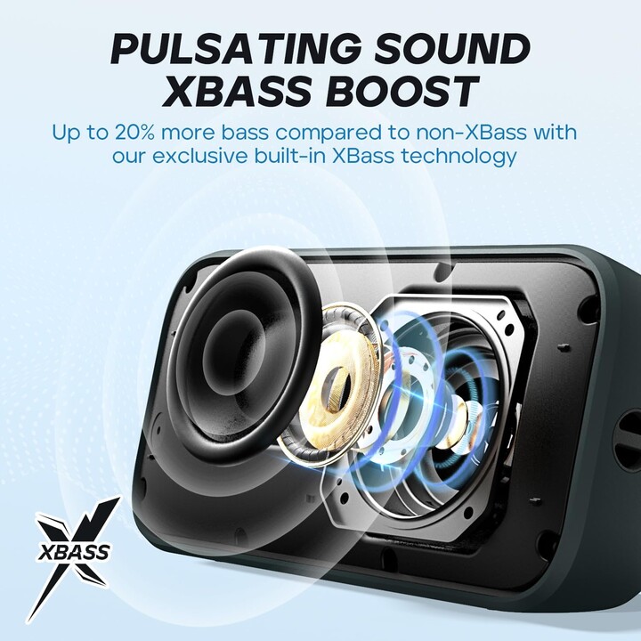 Tribit StormBox Flow Noir - Haut-parleur Bluetooth