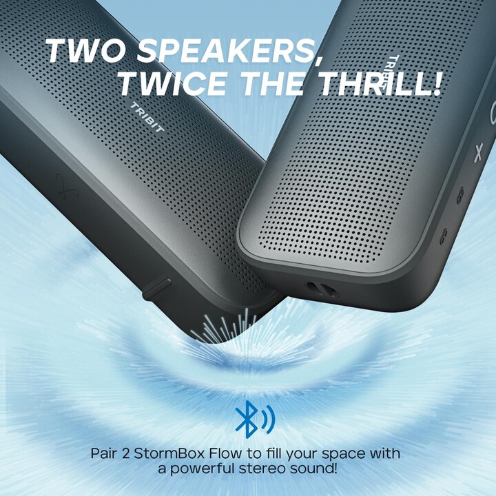 Tribit StormBox Flow Schwarz – Bluetooth-Lautsprecher