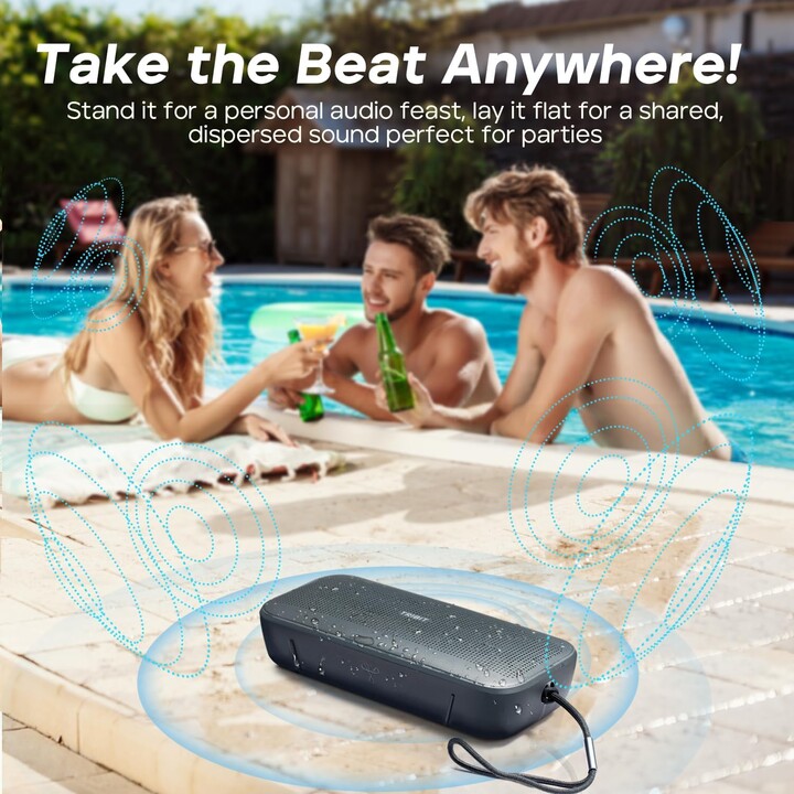 Tribit StormBox Flow Negro - Altavoz Bluetooth