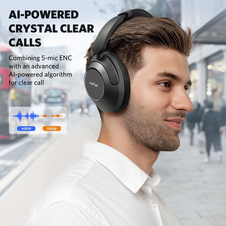 EarFun Wave Pro Negro - Auriculares Inalámbricos