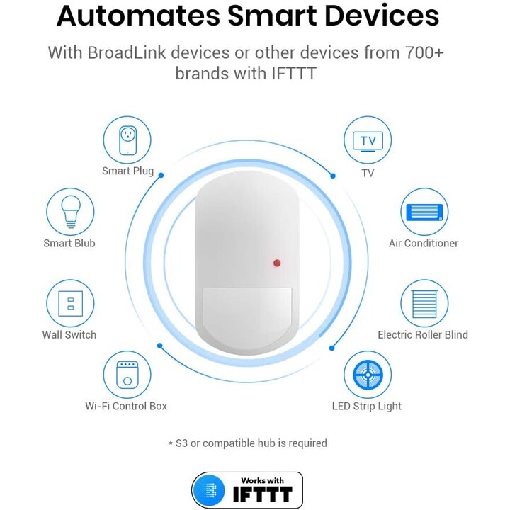 Motion Sensor Broadlink Motion Sensor White