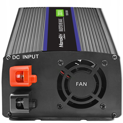 Qoltec Monolith 2000 MS Wave Voltage Converter | 12V to 230V | 1000/2000W | USB