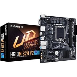Gigabyte | H610M S2H V2 1.0 | Família de processadores Intel | Soquete do processador LGA1700 | DIMM DDR5 | Interface de unidade
