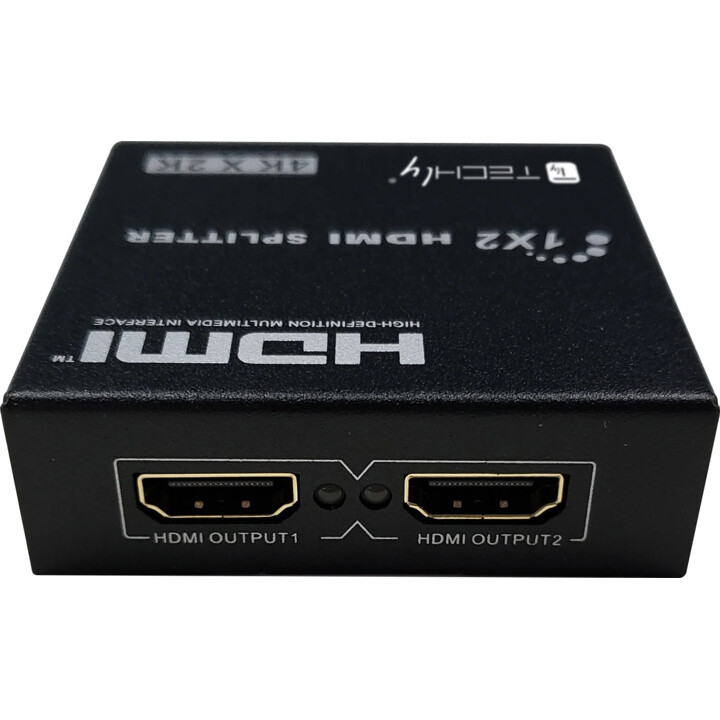 HDMI Splitter 1x2 4K*30Hz Active HDMI Splitter Techly