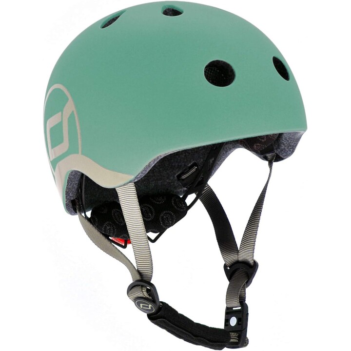 Scootandride XXS-S, Casco per bambini, 1-5 anni, Foresta