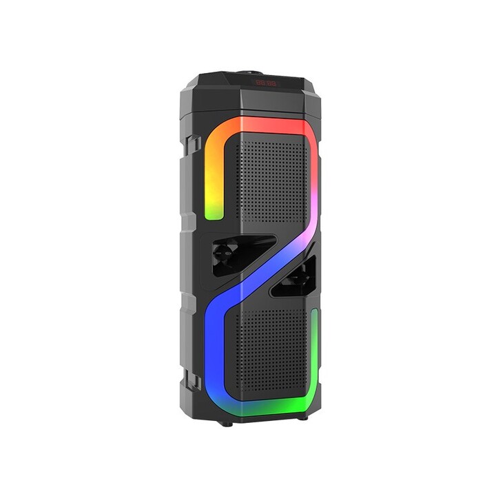 Tracer enceinte portable Natrix 16W TWS bluetooth LED noir TRAGLO47193