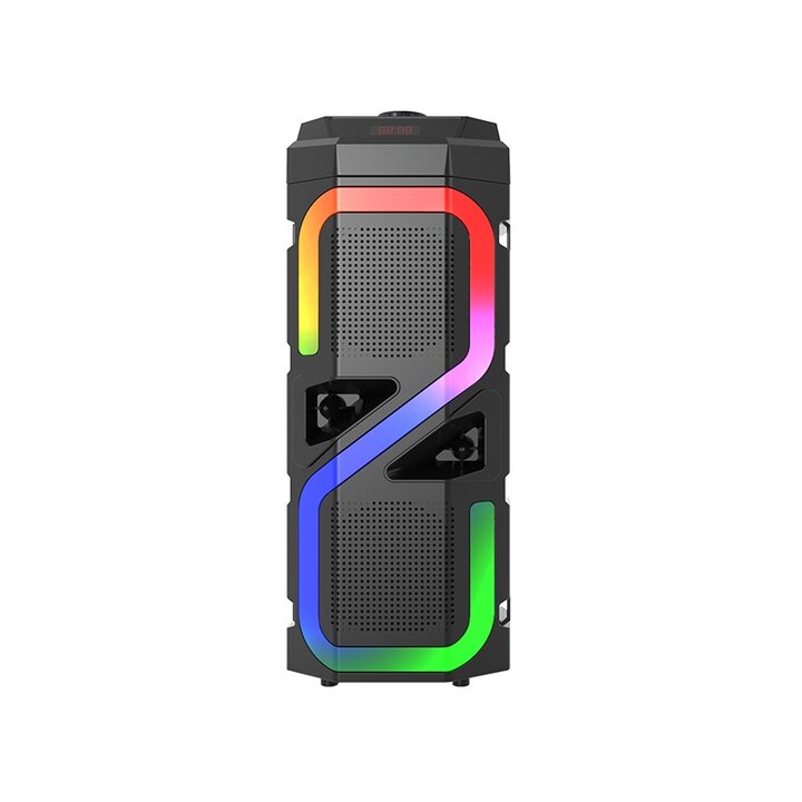 Tracer enceinte portable Natrix 16W TWS bluetooth LED noir TRAGLO47193
