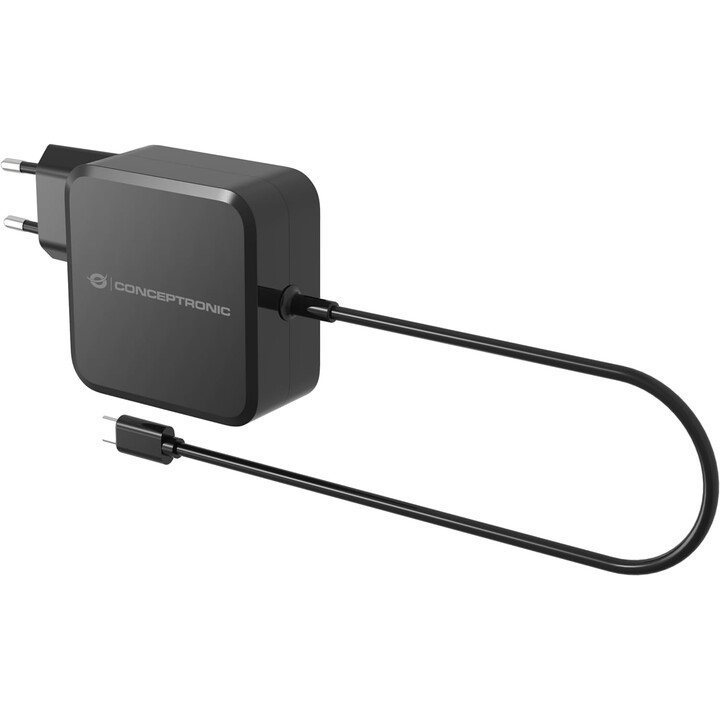 Conceptronic 100 W Gan USB-C universelles tragbares Netzteil