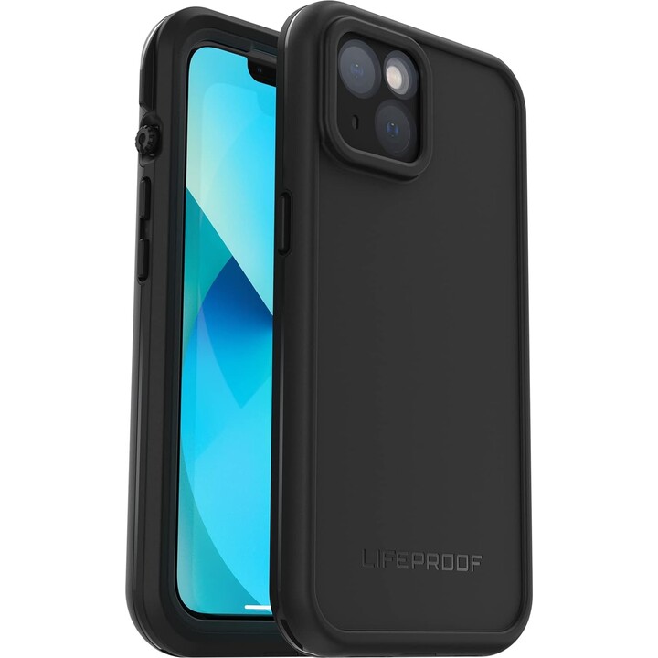 Capa traseira para celular otterbox fre preta iphone 13