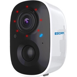 Escam G14 2MP Full HD Visión nocturna Reconocimiento por IA Blanco - Cámara de vigilancia
