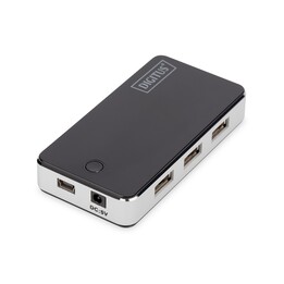 Digitus Concentrador USB 2.0 de 7 puertos