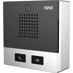 Mini interphone SIP Fanvil I10sd avec 2 boutons, Ip54, Poe, Audio HD