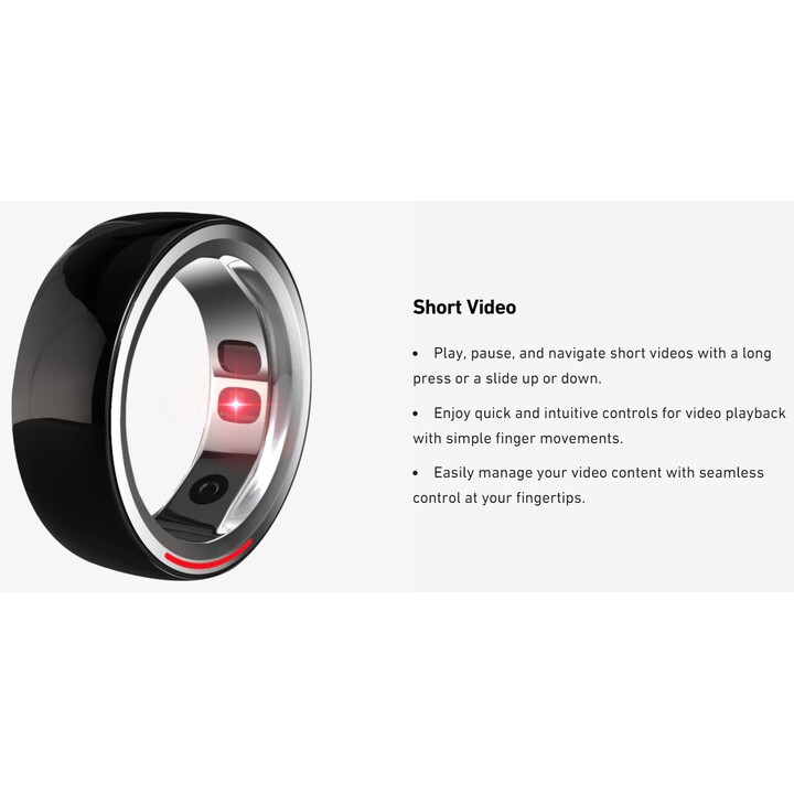 HiFuture Future Ring/60mm Black - Smart Ring