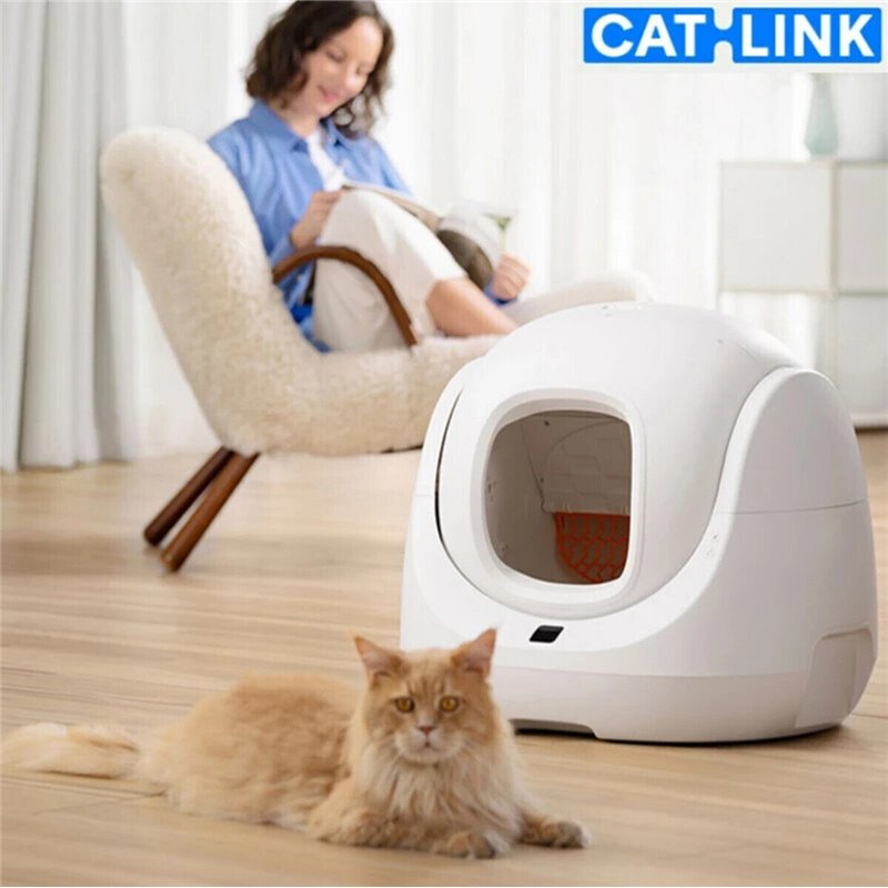 CATLINK Baymax Lite White - Smart self-cleaning litter box
