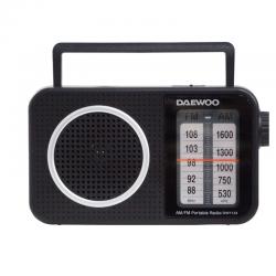 Daewoo DW1124/Schwarz Tragbares Radio