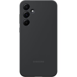 Custodia in silicone Samsung nera, per Samsung Galaxy A55 5G