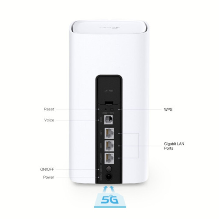 Tp-link Nx510v Router Inalámbrico Gigabit Ethernet Doble Banda (2,4 Ghz / 5 Ghz) 5g Blanco