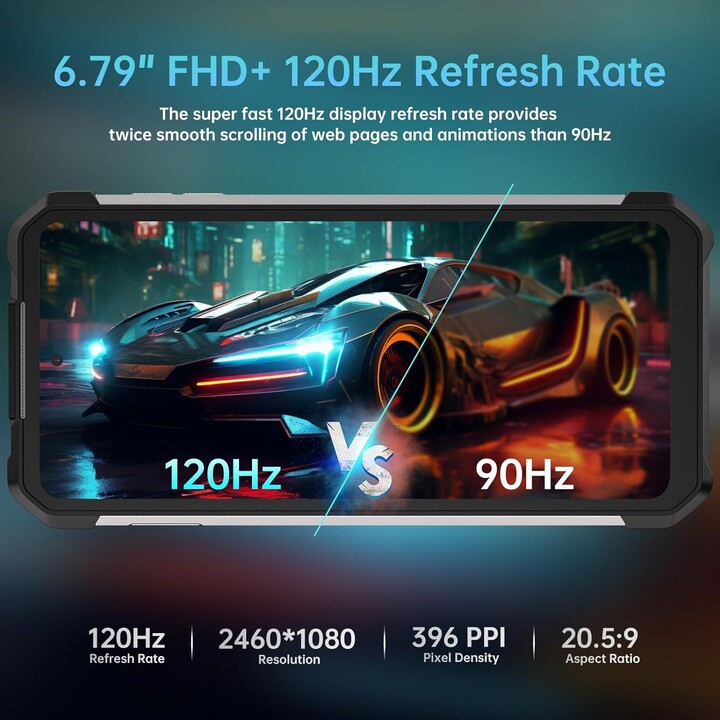 Unihertz 8849 Tank 3 Pro 5G 16GB 512GB Dual Sim Negro