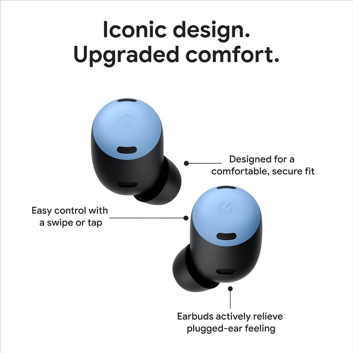 Google Pixel Buds Pro Celeste mit Geräuschunterdrückung (ANC)