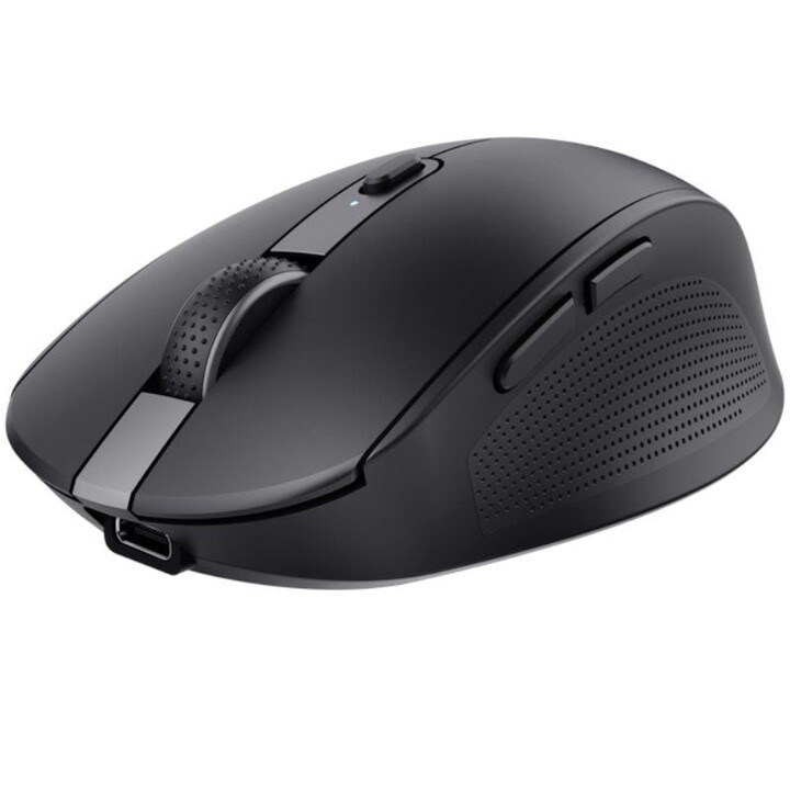 Trust Ozaa Kompakte kabellose Bluetooth-Maus/Akku/bis zu 3200 DPI/ Schwarz
