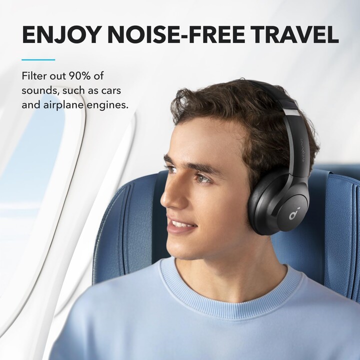 Fones de ouvido sem fio Soundcore Q20i pretos