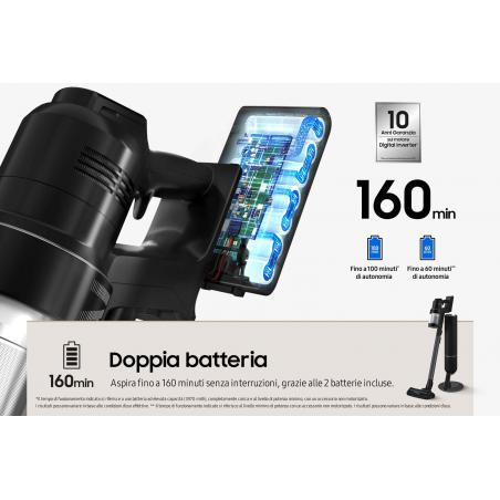 Samsung VS28C9784QK aspiradora de mano Negro Sin bolsa