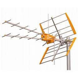 Antena de televisión TELEVES V+ MIX DVB-T2 U/V REF.149011 con amplificador