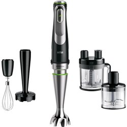 Braun MultiQuick 9 MQ 9187XLI 0,6 L Frullatore a immersione 1200 W Nero, Acciaio inossidabile