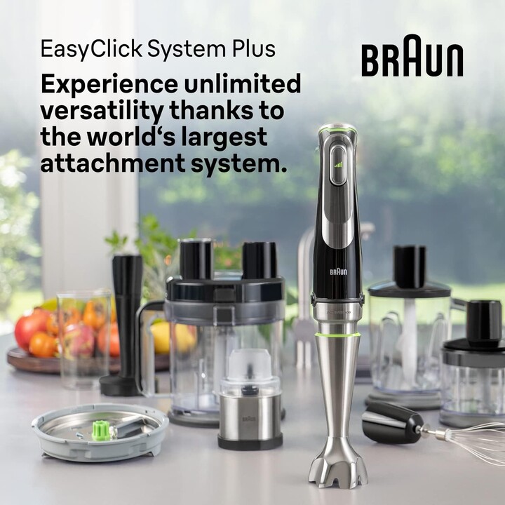 Braun MultiQuick 9 MQ 9187XLI 0,6 L Batidora de inmersión 1200 W Negro, Acero inoxidable